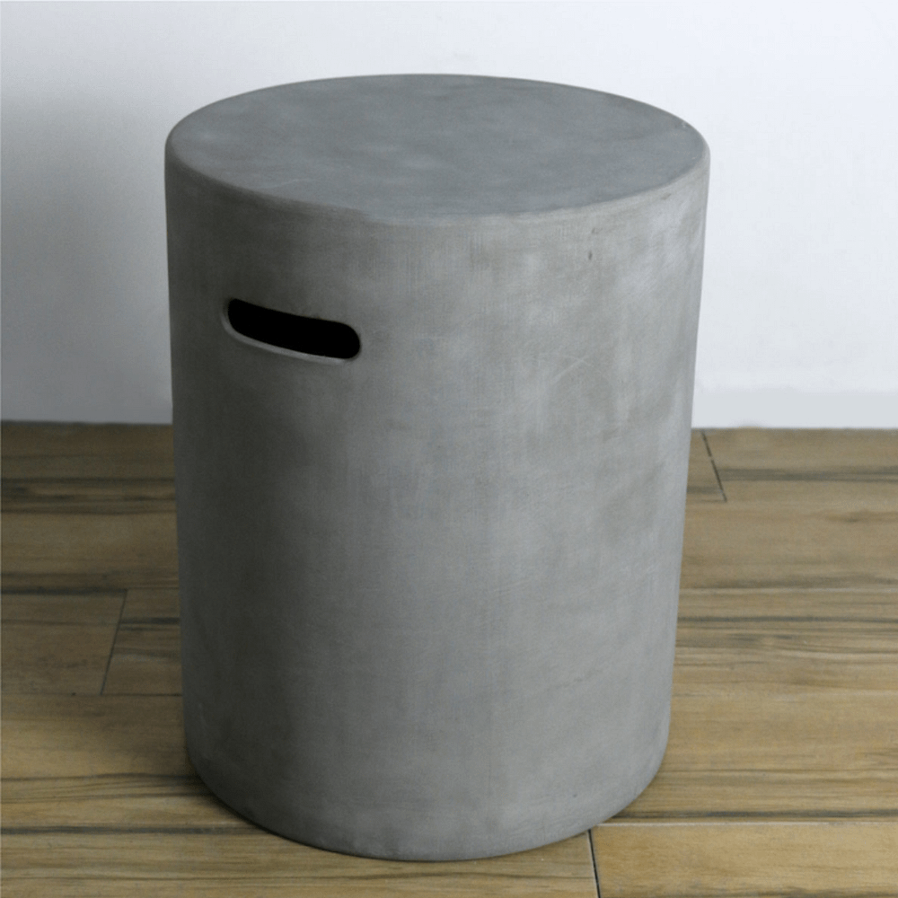 Elementi - Kleine gasfles cover betonlook grijs