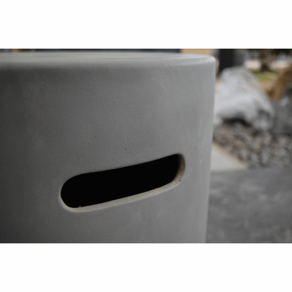 Detailfoto Elementi - Kleine gasfles cover betonlook grijs
