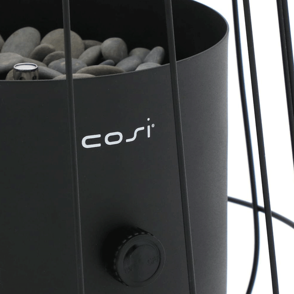 Detailfoto Cosi Fires – Cosiscoop Basket Gaslantaarn zwart